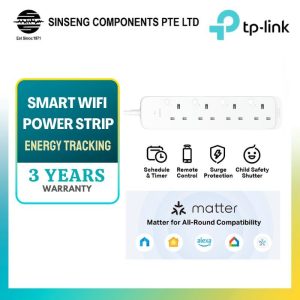 TP-Link Tapo P304M Smart WiFi Plug Energy Monitoring 4-Gang Extension Socket Power Strip