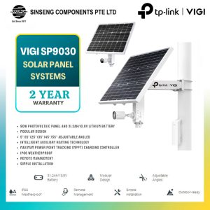 TP-Link VIGI C540-4G Sim Card IP Camera with Solar Panel Power Supply System 90W/31.2Ah/10.8V Lithium Battery - IP66