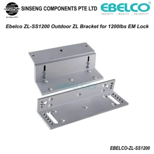Ebelco ZL-SS1200 Outdoor ZL Bracket for 1200lbs EM Lock [Order Model: ZL-SS1200]