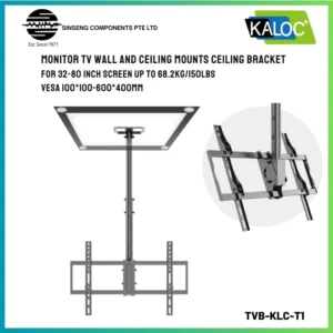 KLC-T1 32'' to 80'' Monitor Wall Ceiling Mount VESA Adjustable Bracket (Max:68.2KG)[MODEL:TVB-KLC-T1]