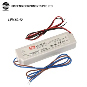 LPV-60-12 Mean Well LPV Power Supply 60W 12V 5A Constant Voltage LED Driver for Light/Lamp