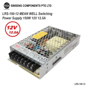 LRS-150-12 12.5A MEAN WELL Switching Power Supply 150W 12V for CCTV Camera