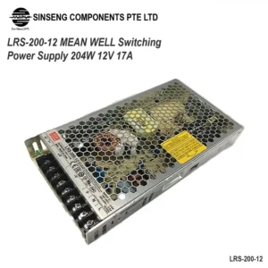 LRS-200-12 17A MEAN WELL Switching Power Supply For CCTV Camera [204W 12V]