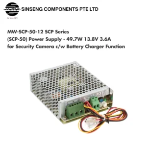 SCP-50-12 Mean Well Power Supply - 49.7W 13.8V 3.6A for Security Camera c/w Battery Charger Function By Meanwel