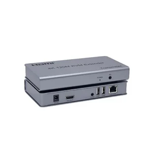 120m HDMI KVM Extender over Ethernet | USB for Keyboard | KVM-E120