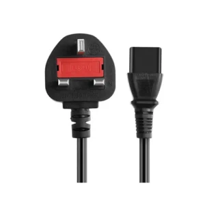 *Safety Mark* UK Plug to C13 [IEC] Power Cord 1.5M Cable | CBUKP/1.5M(S)